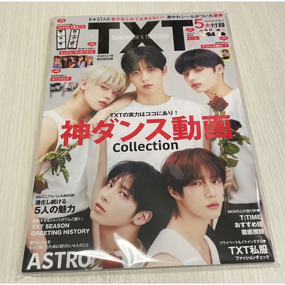 TOMORROW X TOGETHER(トゥモローバイトゥギャザー)のTxT 雑誌　未使用 エンタメ/ホビーの雑誌(アート/エンタメ/ホビー)の商品写真