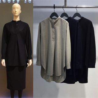 セオリーリュクス(Theory luxe)のtheoryluxe 19AW 完売 SAXONY 長袖スタンドカラーブラウス(シャツ/ブラウス(長袖/七分))