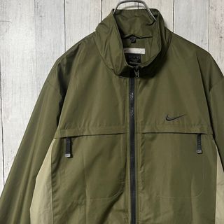 NIKE ナイキ ジャケット リバーシブル 黒 茶色 ベージュ ワンポイント