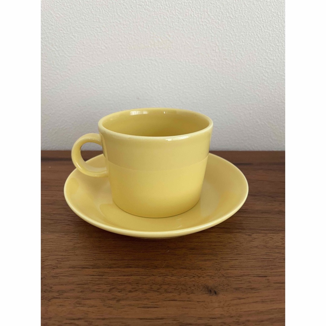 iittala - イッタラ ティーマ カップ&ソーサー イエロー iittala - イッタラ ティーマ カップ&ソーサー イエロー