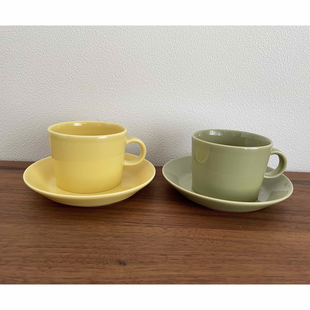 iittala - イッタラ ティーマ カップ&ソーサー イエロー iittala - イッタラ ティーマ カップ&ソーサー イエロー