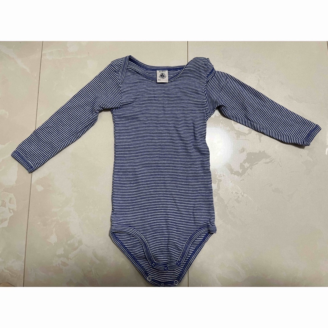 PETIT BATEAU(プチバトー)のプチバトー　ロンパース＆長袖セット キッズ/ベビー/マタニティのベビー服(~85cm)(その他)の商品写真