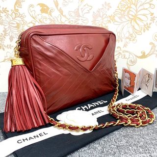 CHANEL⭐︎ シャネル ♡トリプルココ エナメルチェーンショルダーバッグ