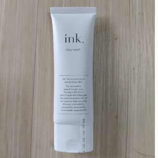 【新品】ink.インク・クレイウォッシュ 無香料 100g（泡立てネット付き）(洗顔料)