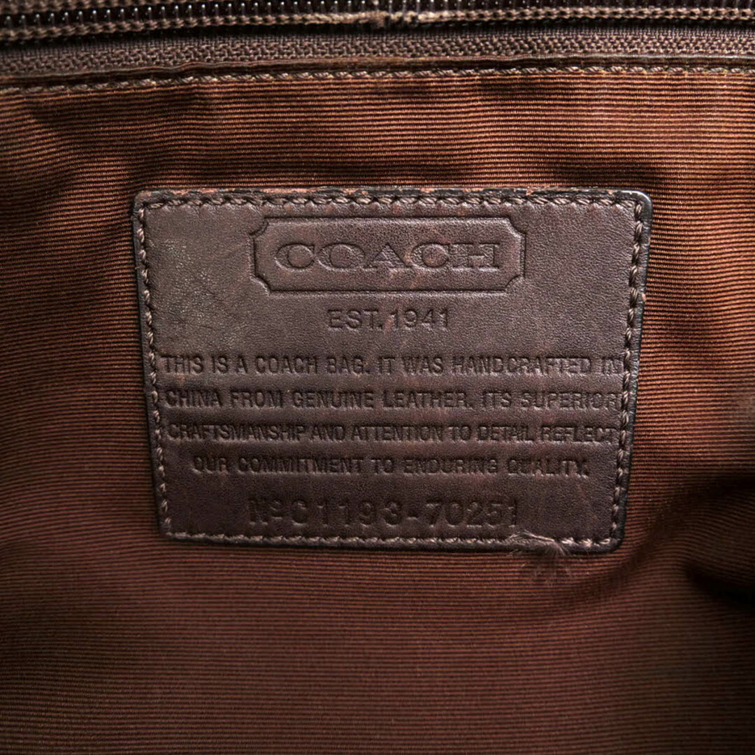 コーチ／COACH バッグ ブリーフケース ビジネスバッグ 鞄 ビジネス メンズ 男性 男性用レザー 革 本革 ブラック 黒  70251 Op Art オプ アート レザー ジップ トップ ブリーフ X 2WAY ショルダーバッグ