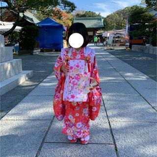 七五三祝い着6点セット(３歳)※値下げ中！(和服/着物)