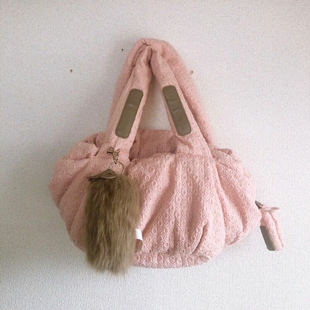 See By Chloé♡定番ジョイライダー♡パステルピンク♡シーバイクロエ美品 | フリマアプリ ラクマ