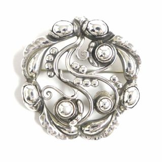 ジョージジェンセン ヴィンテージ 花 227 シルバー925 ブローチ 0100GEORG JENSEN