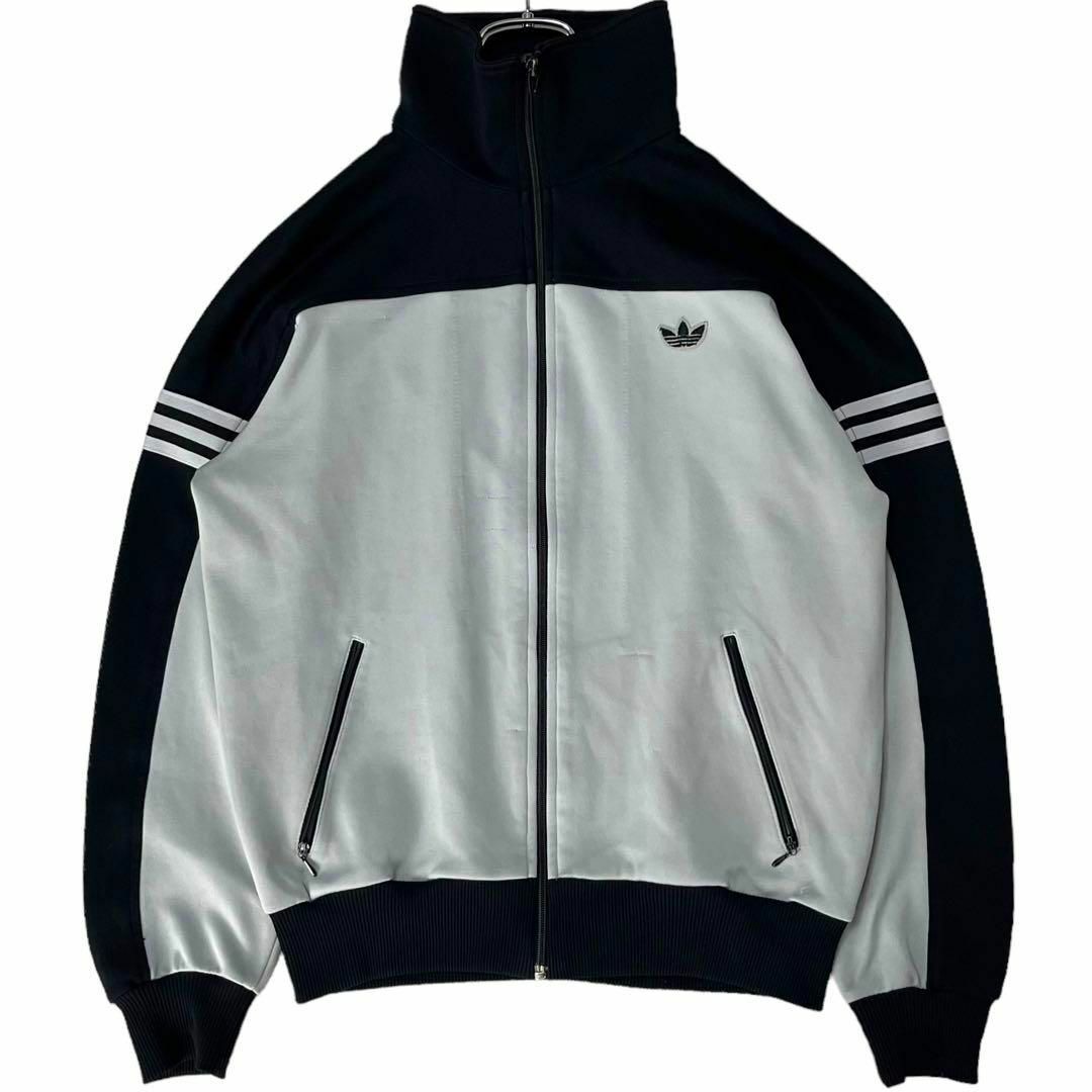 adidas - 2896 adidasトラックジャケット デザント製ヴィンテージ 黒 ...