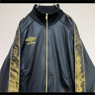 UMBRO - UMBRO アンブロ トラックジャケット ブラック ゴールド ロゴ ...