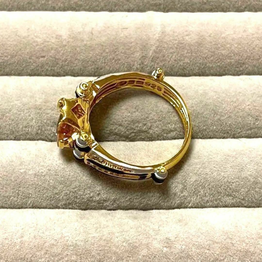 指輪　メンズ　ゴールド　スクエア　ヒップホップ　古典的　フィンガー　ギラギラ メンズのアクセサリー(リング(指輪))の商品写真