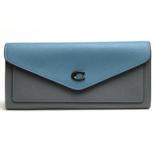 コーチ(COACH) 財布(レディース)（ブルー・ネイビー/青色系）の通販 ...