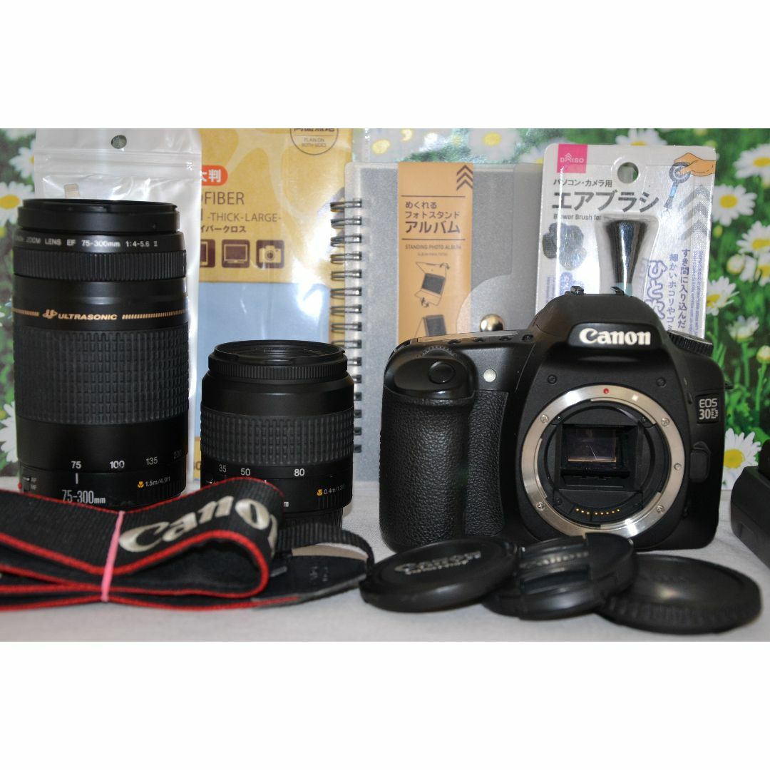 ❤Canon Eos 30D❤キャノン デジタル一眼レフ❤ダブルレンズ ❤Canon Eos 30D❤キャノン デジタル一眼レフ❤ダブルレンズ