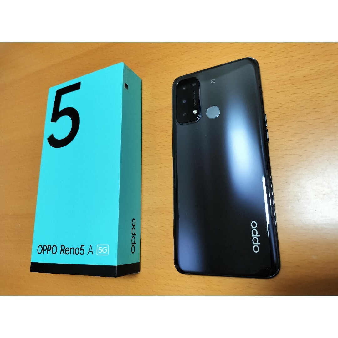 モバイル版 OPPO Reno5 A 5G シルバーブラック防水Bluetooth対応