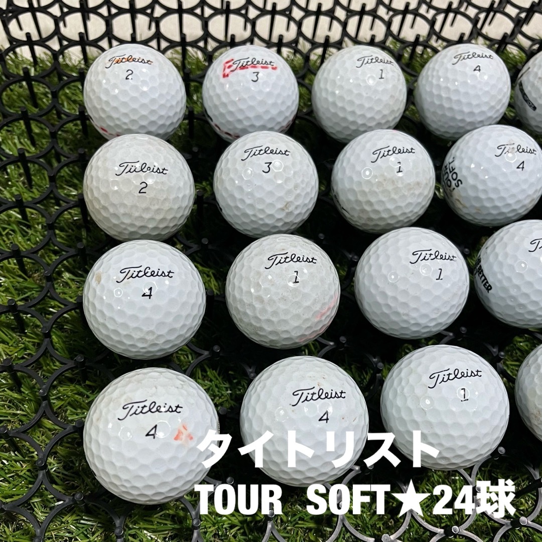 Titleist(タイトリスト)のタイトリスト  TOUR SOFT☆24球　ABランク スポーツ/アウトドアのゴルフ(その他)の商品写真