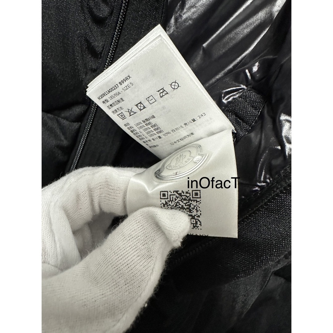 MONCLER(モンクレール)のMoncler Sanbesan モンクレール ダウンジャケット ブラック メンズのジャケット/アウター(ダウンジャケット)の商品写真