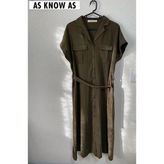 アズノウアズ(AS KNOW AS)の【値下げ】【美品】as know as ロングワンピース(ロングワンピース/マキシワンピース)