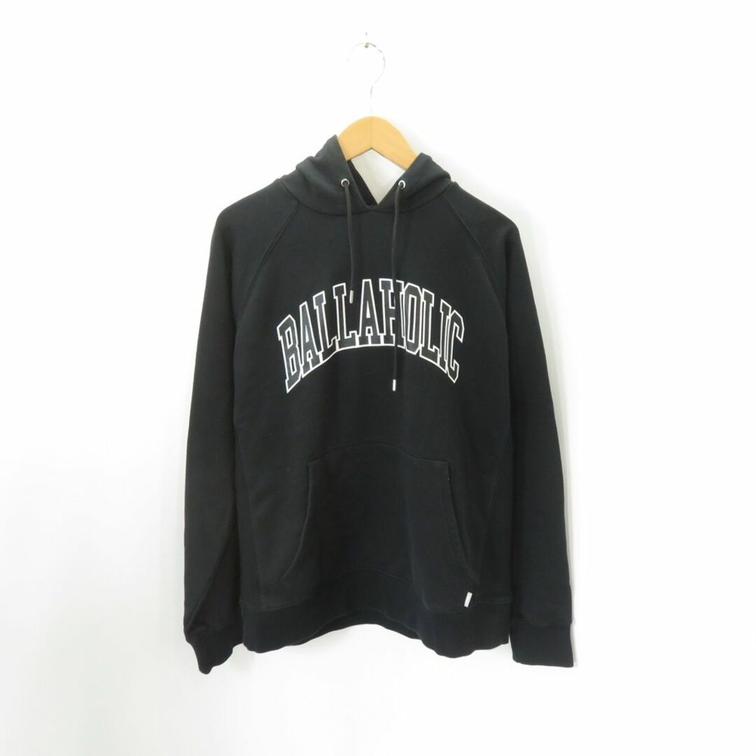 BALLAHOLIC Logo Sweat Hoodie Black SIZE L の+radiokameleon.ba