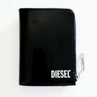 ディーゼル(DIESEL)の新品★DIESEL ディーゼル 本革 レザー L字ファスナー ニつ折り財布(折り財布)