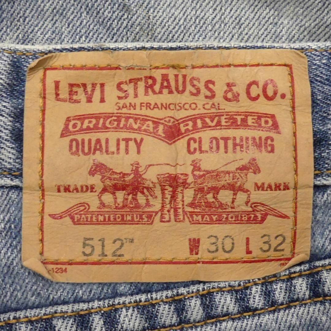 Levi's(リーバイス)のリーバイス512 W30 ジーンズ ジーパン デニム 古着 メンズ NS231 メンズのパンツ(デニム/ジーンズ)の商品写真