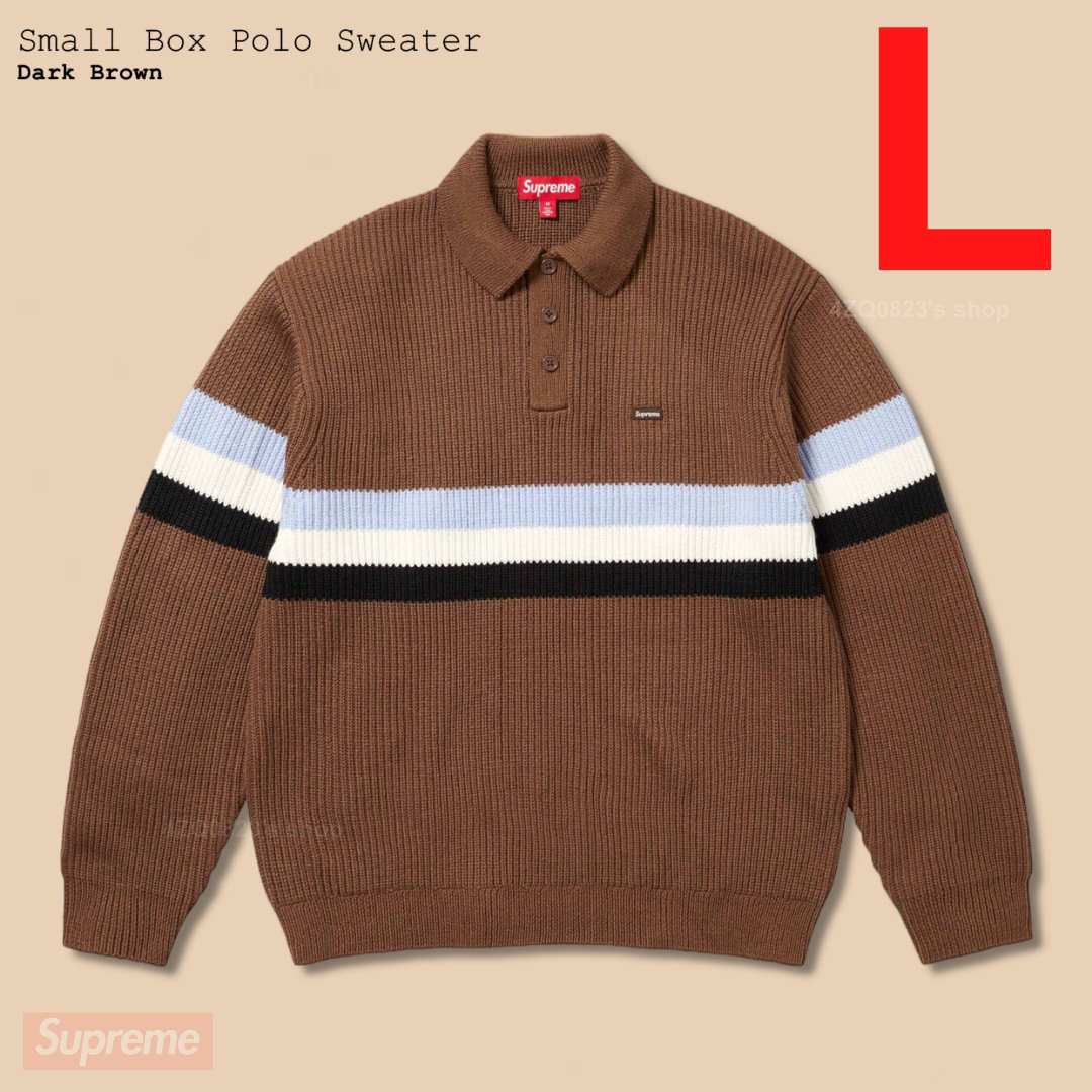 Supreme 23FW Small Box Polo Sweater L