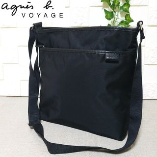 【極美品】agnesb ナイロン ショルダーバッグ サコッシュ JS18M-02