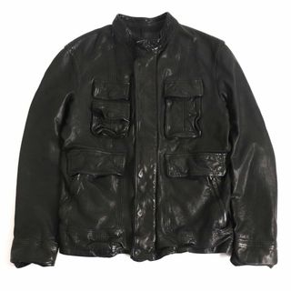 ニールバレット ライダース ジャケット シングル レザー 黒 ブラック XS