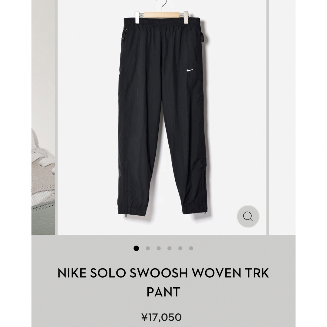 NIKE(ナイキ)のNIKE SOLO SWOOSH TRK PANT ナイキ ソロ スウッシュ 黒 メンズのパンツ(その他)の商品写真