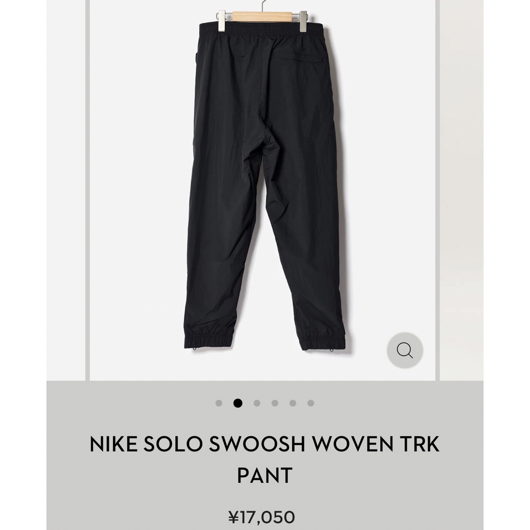 NIKE(ナイキ)のNIKE SOLO SWOOSH TRK PANT ナイキ ソロ スウッシュ 黒 メンズのパンツ(その他)の商品写真