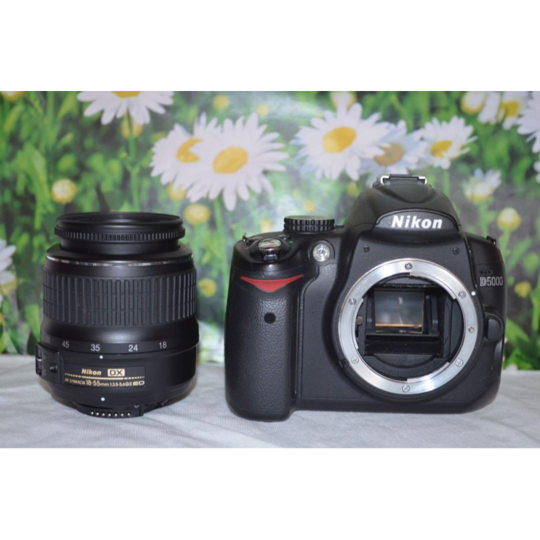 ❤美品❤Nikon ニコン D5000❤画面が回転❤自撮りOK❤スマホ転送❤-