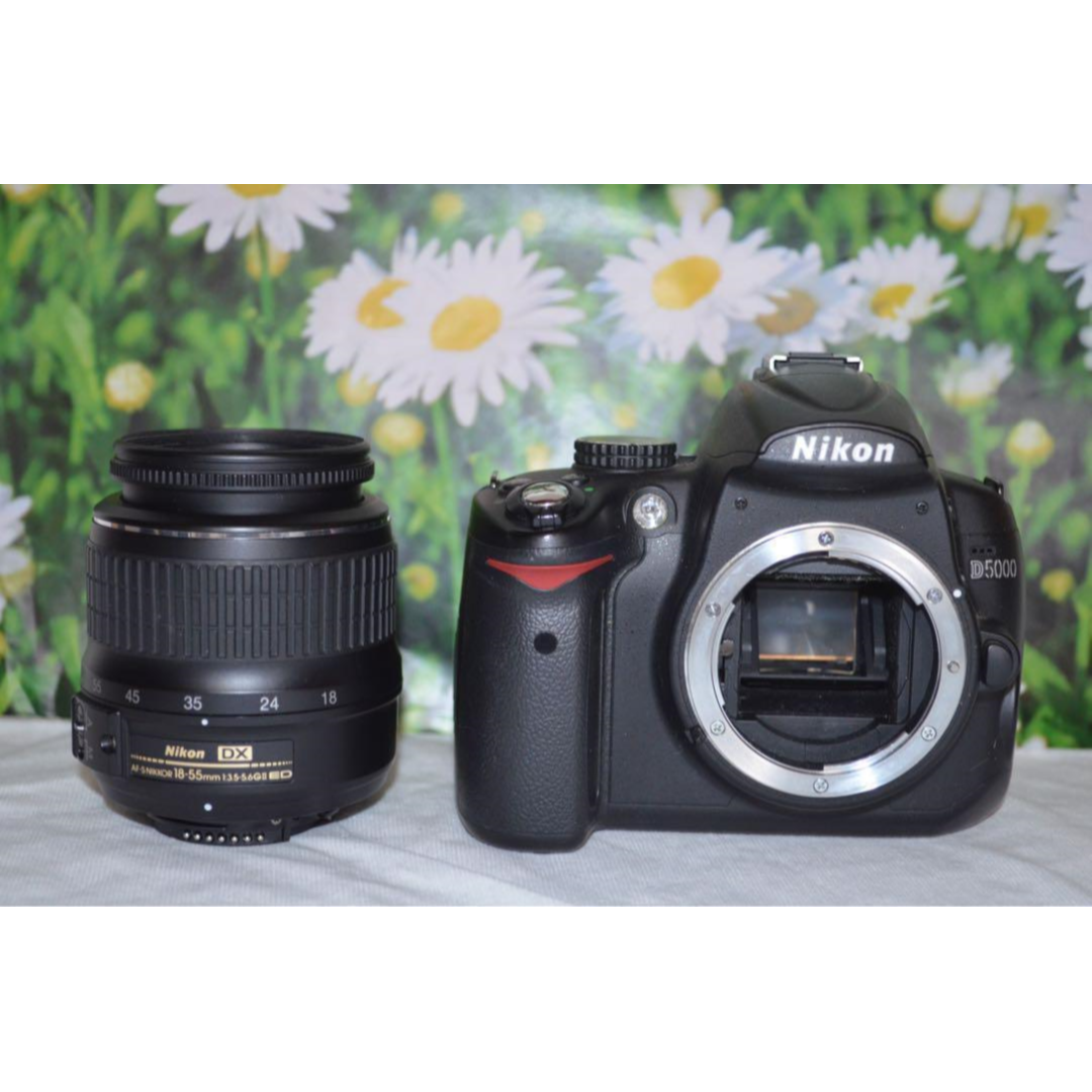 ❤美品❤Nikon ニコン D5000❤画面が回転❤自撮りOK❤スマホ転送❤