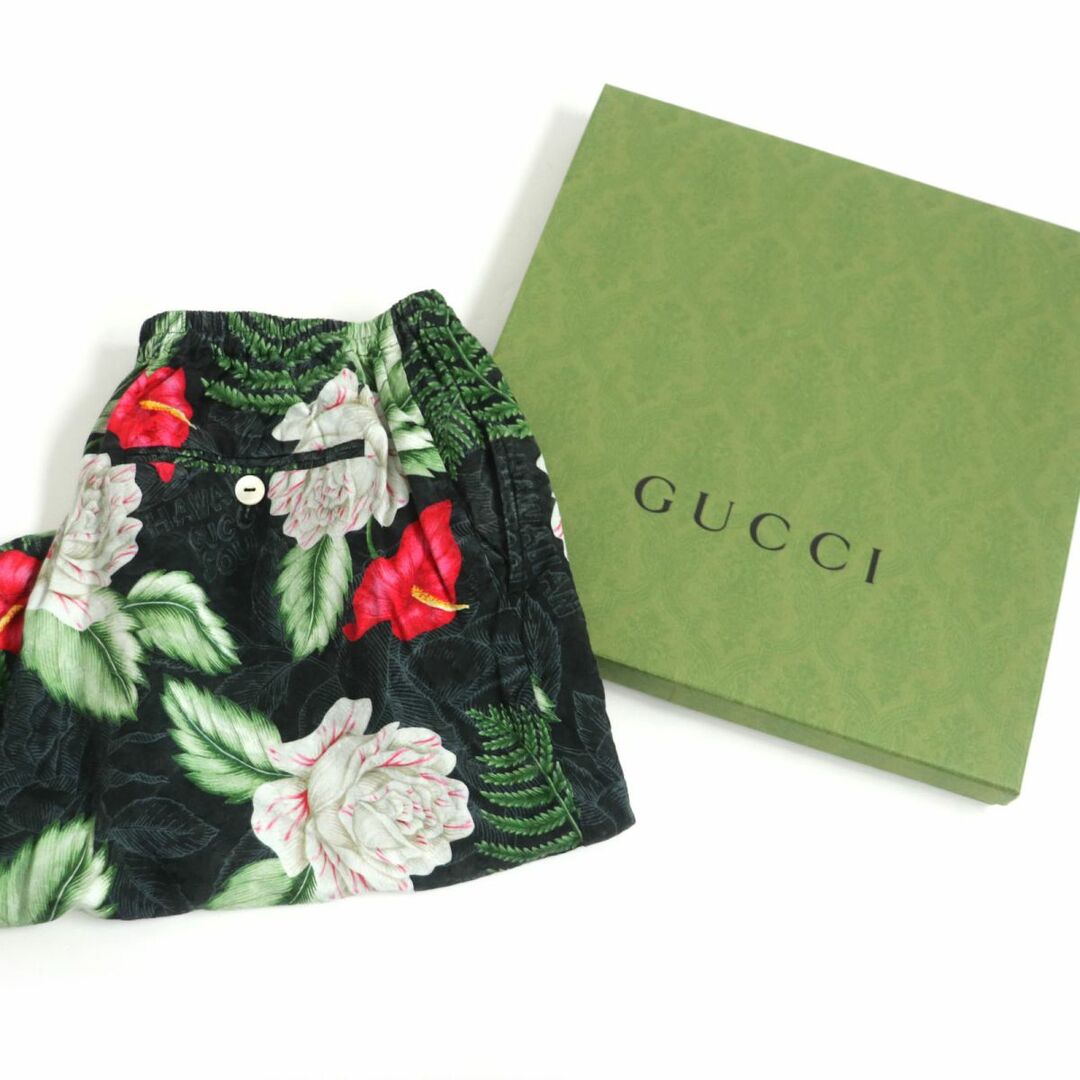 Gucci - 美品□20SS GUCCI/グッチ 619073 ハワイアンプリント/総柄