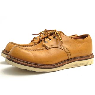 レッドウィング(REDWING)のレッドウィング／RED WING ワークブーツ シューズ 靴 メンズ 男性 男性用レザー 革 本革 イエロー 黄  8108 WORK OXFORD ワーク オックスフォード トラクショントレッドウェッジソール モックトゥ グッドイヤーウェルト製法(ブーツ)