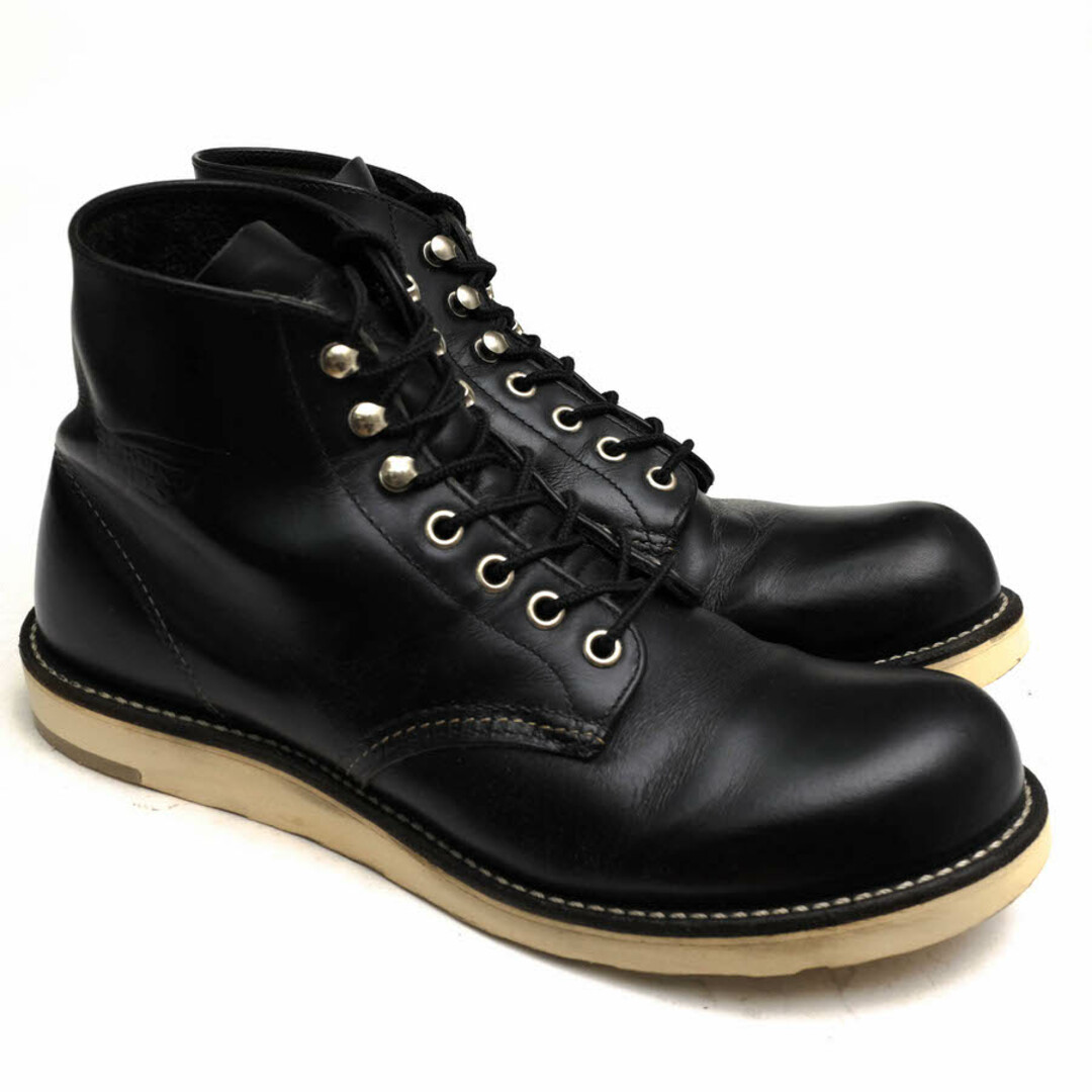 REDWING(レッドウィング)のレッドウィング／RED WING ワークブーツ シューズ 靴 メンズ レザー 革 本革  8165 Classic Work 6inch Round Toe クラッシックワーク アイリッシュセッター トラクショントレッドウェッジソール  定番 グッドイヤーウェルト製法 グッドイヤーウェルト製法 メンズの靴/シューズ(ブーツ)の商品写真