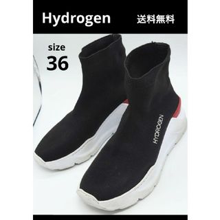 Hydrogen ソックススニーカー スニーカーブーツ 36 23cm相当