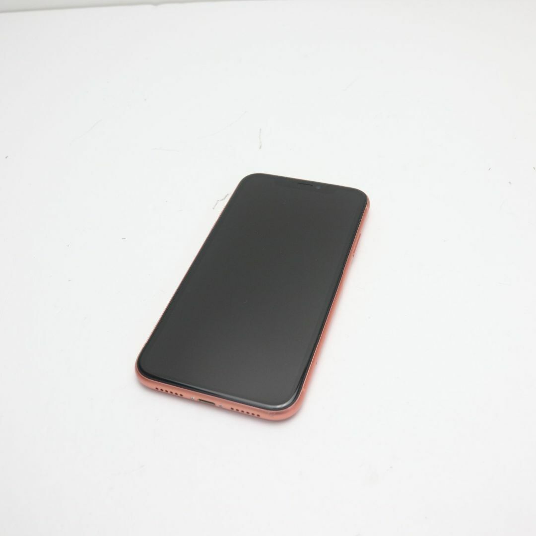 超美品 SIMフリー iPhoneXR 128GB コーラル ピンクのサムネイル