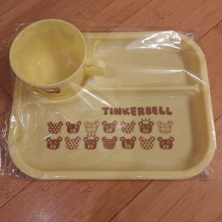 ティンカーベル(TINKERBELL)のティンカーベル  お食事セット(プレート＆カップ)  おまけ付き！(プレート/茶碗)