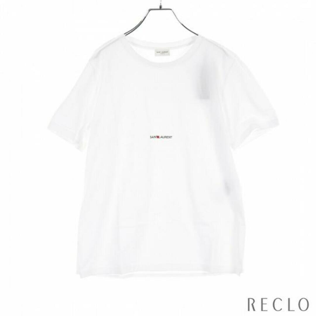 Tシャツ カットソー ロゴプリント コットン ホワイト