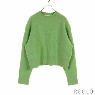 ボッテガヴェネタ(Bottega Veneta)のCASHMERE SWEATER ニット クルーネック カシミヤ イエローグリーン(ニット/セーター)