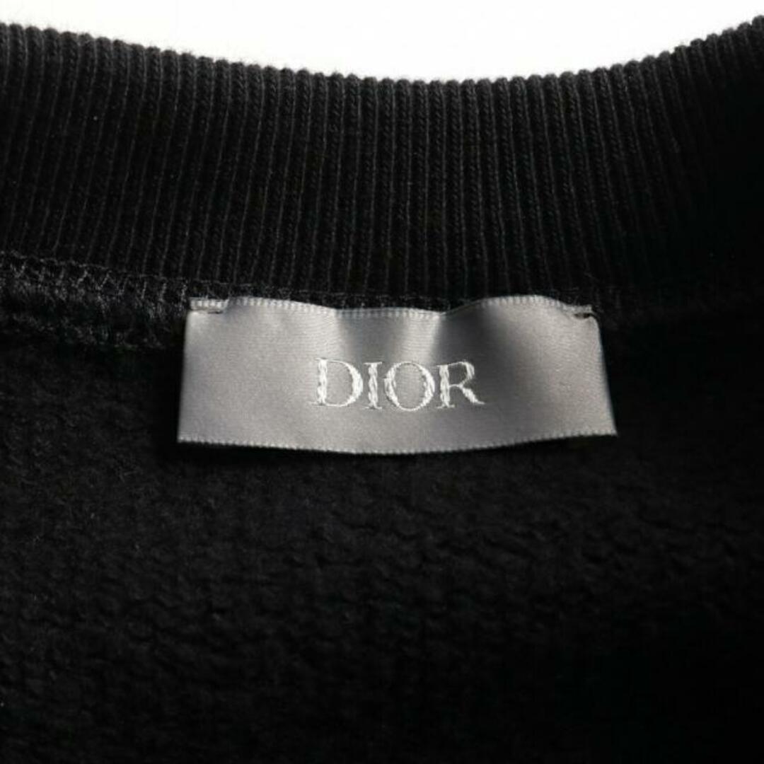 DIOR HOMME(ディオールオム)のDior × sacai スウェットシャツ ロゴ刺 コットン ブラック メンズのトップス(スウェット)の商品写真