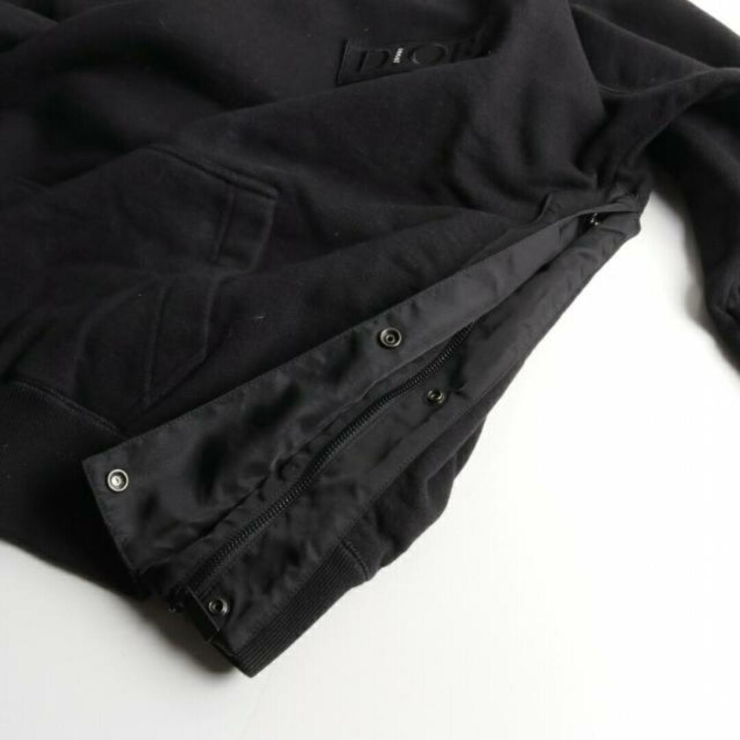 DIOR HOMME(ディオールオム)のDior × sacai スウェットシャツ ロゴ刺 コットン ブラック メンズのトップス(スウェット)の商品写真