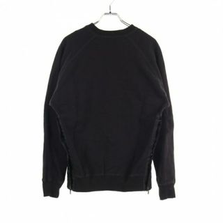 ディオールオム(DIOR HOMME)のDior × sacai スウェットシャツ ロゴ刺 コットン ブラック(スウェット)