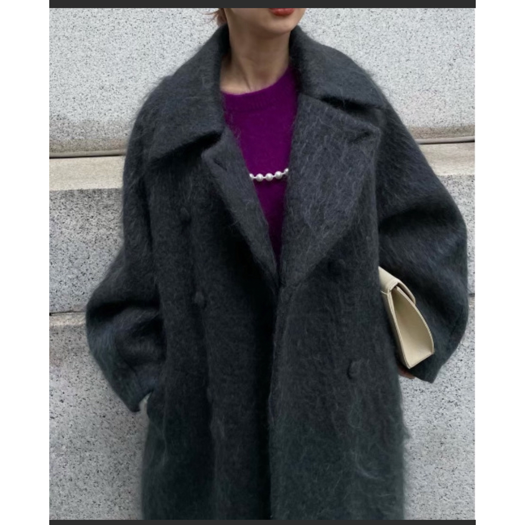 Ameri VINTAGE(アメリヴィンテージ)のふうか様専用♡DEFORMATION COLLAR SHAGGY COAT レディースのジャケット/アウター(ロングコート)の商品写真