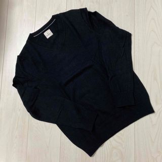 ギャップ(GAP)のGAP VネックウールセーターBK(ニット/セーター)