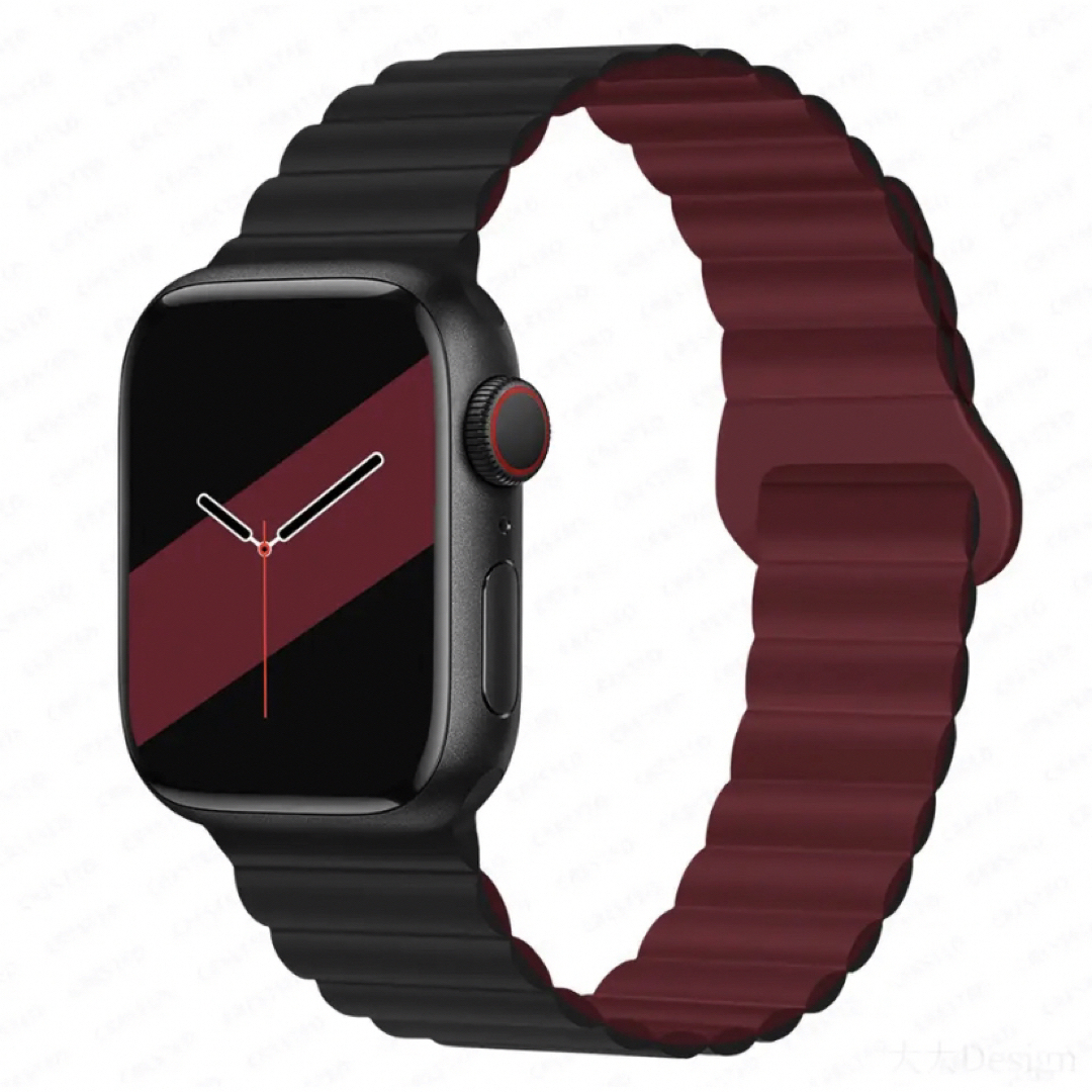 Apple Watch(アップルウォッチ)のマグネット ♦︎ applewatch バンド シリコン アップルウォッチ  メンズの時計(ラバーベルト)の商品写真