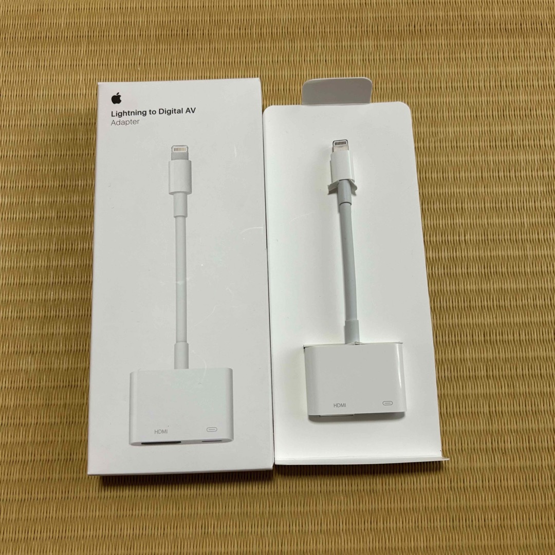 Apple(アップル)のApple Lightning - Digital AVｱﾀﾞﾌﾟﾀ スマホ/家電/カメラのテレビ/映像機器(映像用ケーブル)の商品写真