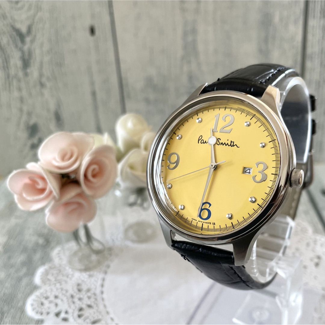 Paul Smith(ポールスミス)の【電池交換済】Paul Smith ポールスミス 腕時計 シティ イエロー メンズの時計(腕時計(アナログ))の商品写真