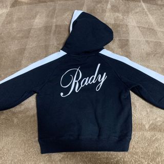 レディー(Rady)のちびRady S 105サイズ パーカー(Tシャツ/カットソー)