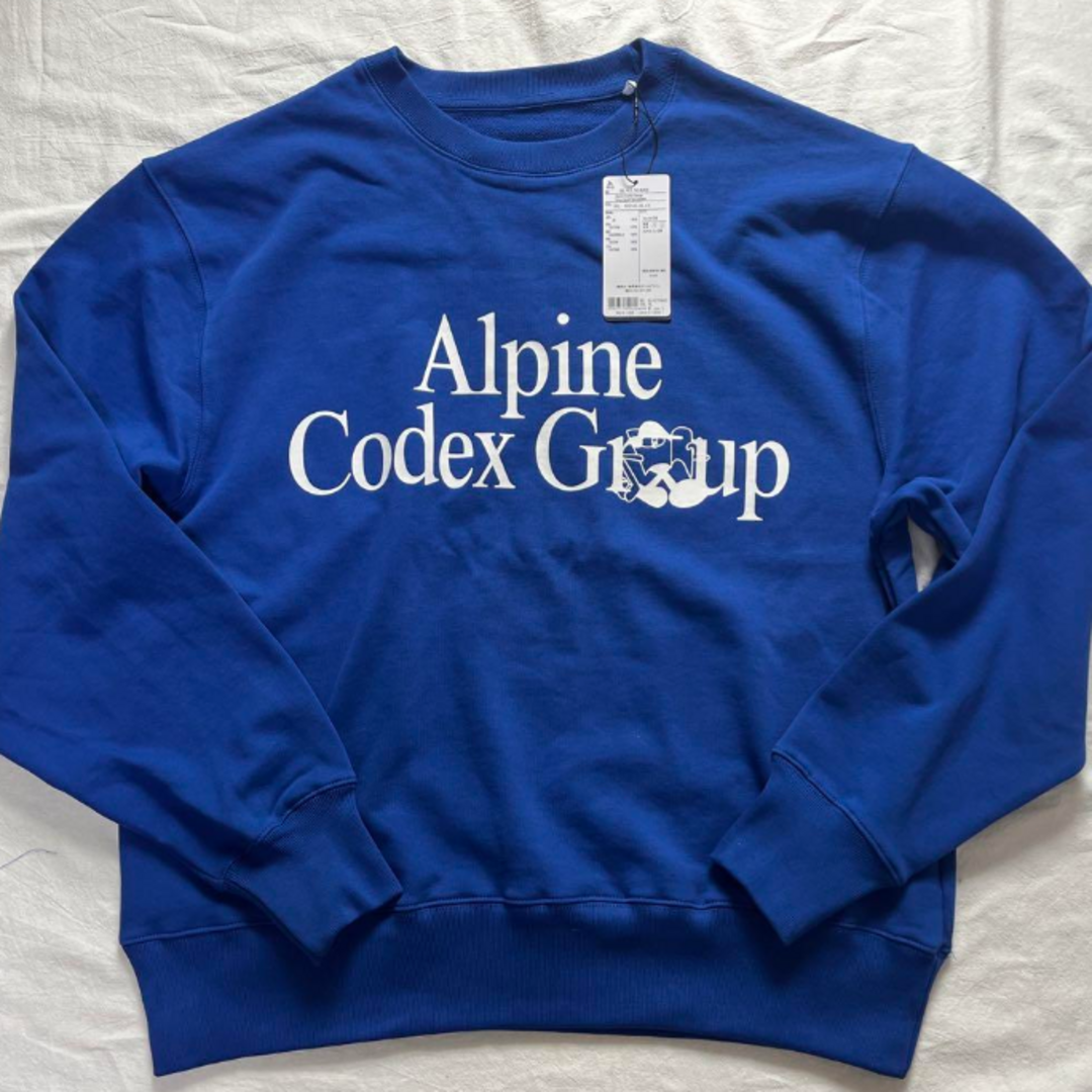 新品未使用Alpine Codex Group Crew Neck スウェット-