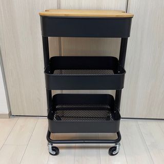 イケア(IKEA)のIKEA RASKOG ロースコグ　大　ホーグスマ、専用工具、説明書付　ワゴン(棚/ラック/タンス)